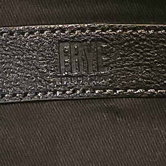 FRYE Black Leather Large Tote Shoulder Bag - Picture 6 of 10